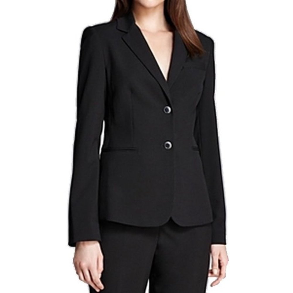 Calvin Klein Two Button Black Suit Jacket / Blazer